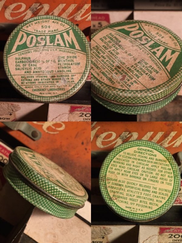 画像2: Vintage Poslam Salve Can (MA399) 