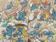 画像2: Vintage Smurf Fitted Sheet (MA410) (2)