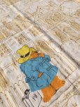 画像1: Vintage Paddington Bear Flat Sheet (MA407) (1)