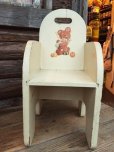 画像1: Vintage Kids Chair Bear&Lam (MA401） (1)