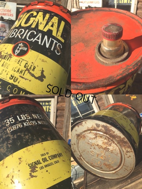 画像3: Vintage SIGNAL 5GL Motor Gas/Oil Can (AC435) 