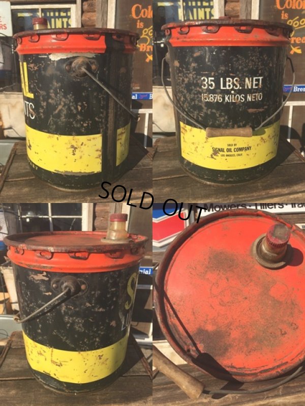 画像2: Vintage SIGNAL 5GL Motor Gas/Oil Can (AC435) 