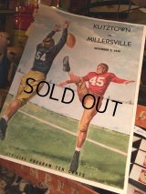 SALE  40s Vintage Football Program (MA431) 