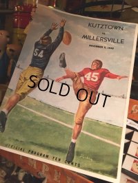 SALE  40s Vintage Football Program (MA431) 