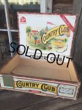 SALE Vintage W H Snyder & Sons Country Club Wooden Cigar Box Tabacco (MA434) 