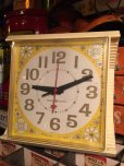 画像1: Vintage GE Kitchen Wall Clock Flower (MA443) (1)