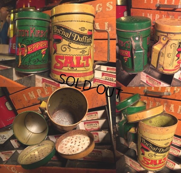 画像2: Vintage Percival Duffin's ,Elton Kirby's Salt & Pepper Shakers (MA445)