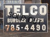 Vintage Telco Burglar Alarm Metal Sign (MA447)