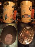 画像2: 50s Vintage Western Trash Can (MA449)  (2)