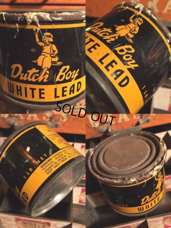 画像2: Vintage Dutch Boy Paint White Lead Can (MA463)