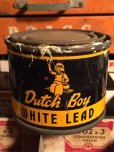 画像1: Vintage Dutch Boy Paint White Lead Can (MA463) (1)