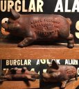 画像3: Vintage Cast Iron Pig Piggy Bank (MA471) (3)