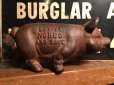 画像1: Vintage Cast Iron Pig Piggy Bank (MA471) (1)