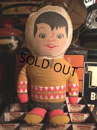 Vintage Eskimo Boy Doll (MA466）