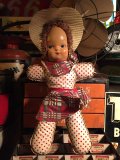 Vintage Cow Girl  Celluloid Face Doll (PJ465）