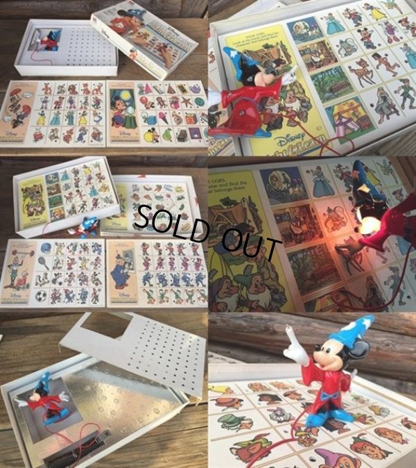 画像3: Vintage Mickey Object Matching Light & Learn Game (MA475) 