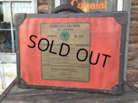 Vintage Premissible Gas Mask Carring Case Trunk  (MA480) 