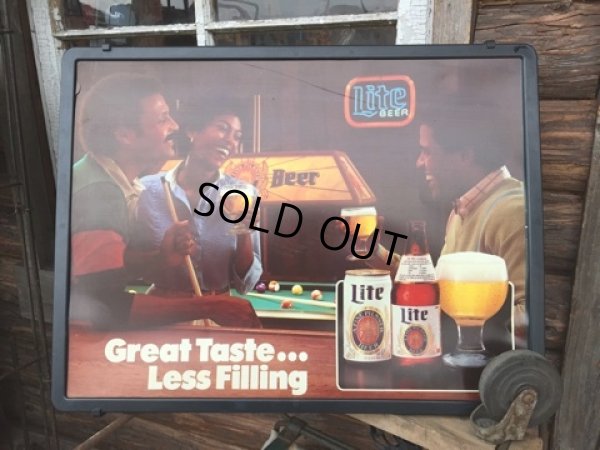 画像1: Vintage Lite Beer Light Up Sign (MA492)