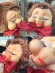 画像3: Vintage Rushton Rubber Face Doll Crying Bear (MA497) (3)