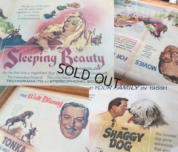 画像3: Vintage Walt Disney AD Poster W/Frame (MA506)