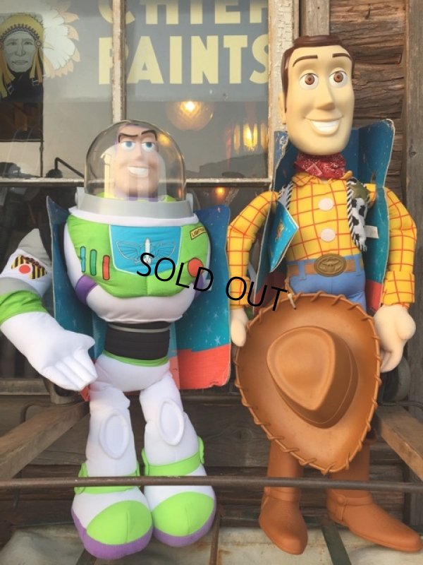 画像1: Vintage Toy Story2 Buzz & Woody Big Doll Set (MA810)