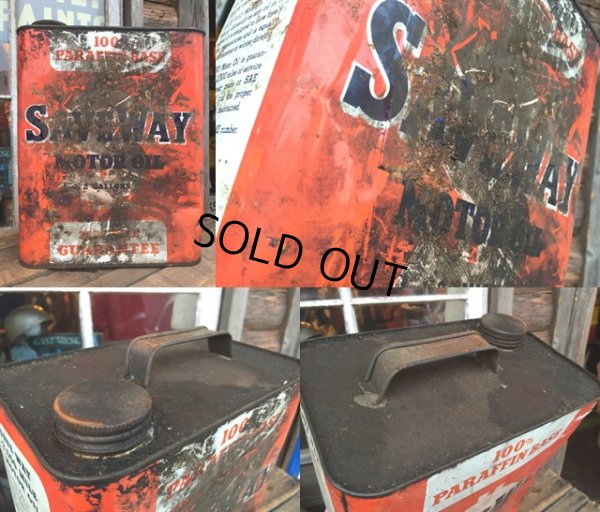 画像3: Vintage Save Way Motor Oil Can 2GL (MA545) 