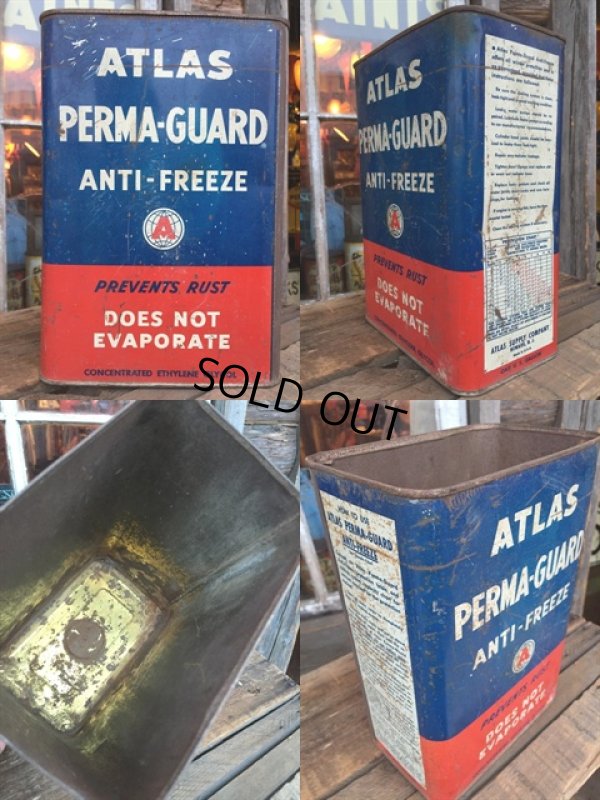 画像2: Vintage Atlas Perma-Guard Anti-Freeze Can 1 GL (MA548) 