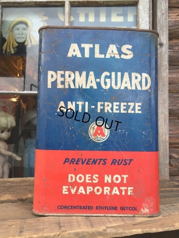 画像1: Vintage Atlas Perma-Guard Anti-Freeze Can 1 GL (MA548) 