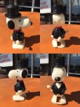 画像2: 70s Vintage Snoopy Hat Wind Up Aviva (MA561)  (2)