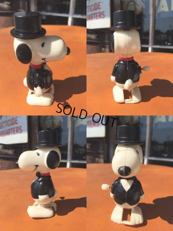 画像2: 70s Vintage Snoopy Hat Wind Up Aviva (MA561) 