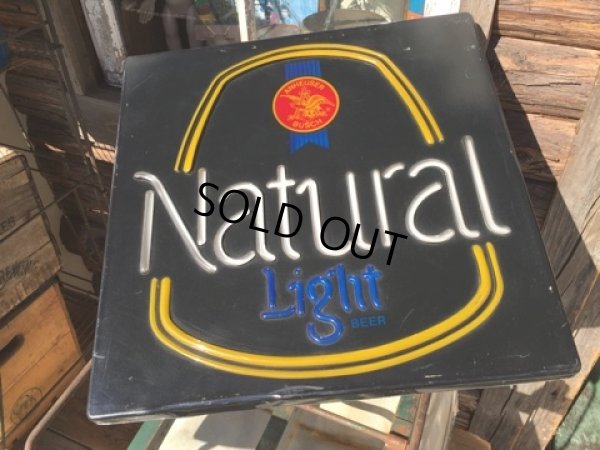 画像1: Vintage Natural Light Beer Light Up Sign (MA490)