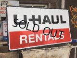Vintage U-HAUL RENTALS Sign (MA561) 