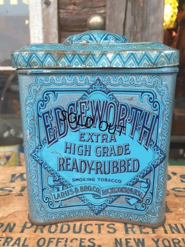 画像1: 30s Vintage Edgeworth Tabacco Tin (MA588)