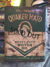 Vintage Quaker Maid Motor Oil Can 2GL (MA596)