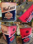 画像2: Vintage WAR CHIEF Motor Oil Can 2GL (MA592) (2)