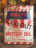 Vintage HAWLEY'S Motor Oil Can 2GL (MA590)