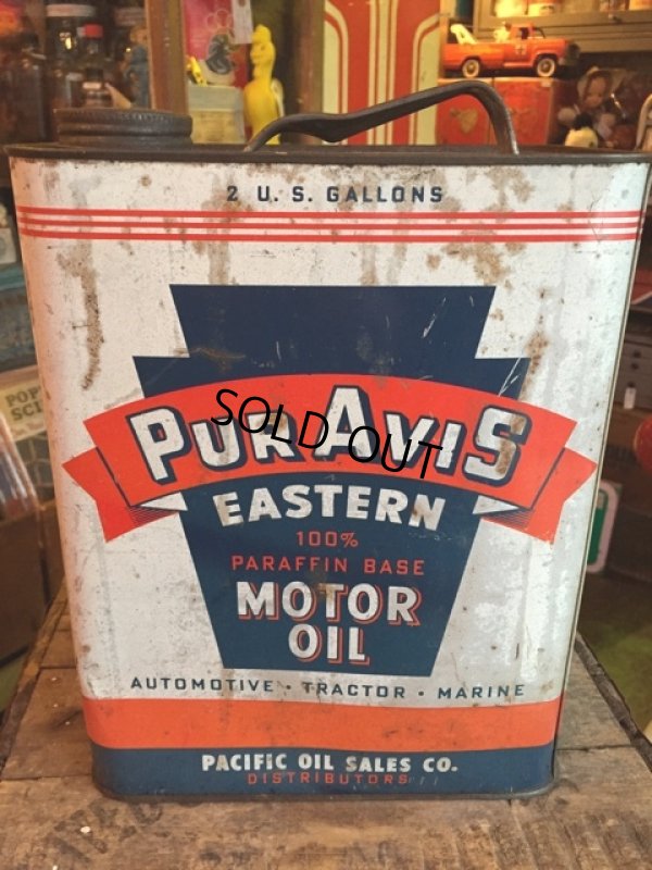 画像2: Vintage PUR AVIS Motor Oil Can 2GL (MA591)
