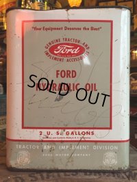 Vintage FORD Motor Oil Can 2GL (MA595)