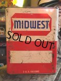 Vintage MIDWEST Motor Oil Can 2GL (MA594)