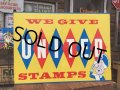 Vintage United Stamps Flange Sign (MA601)