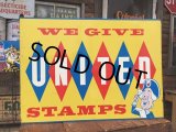 Vintage United Stamps Flange Sign (MA601)