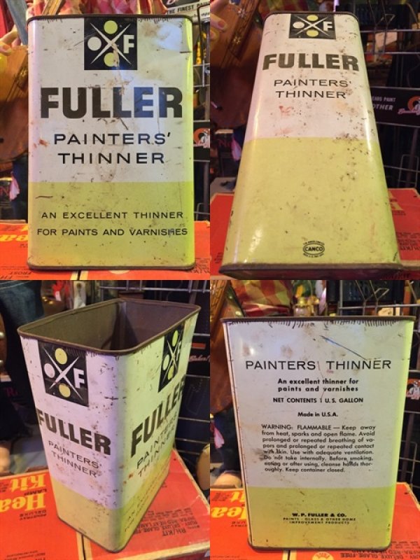 画像2: Vintage Fuller Paints Painter Thinner Tin (MA608)