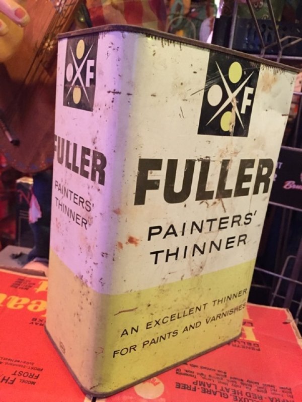 画像1: Vintage Fuller Paints Painter Thinner Tin (MA608)