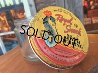 Vintage Glass Bottle Royal Snack (MA620)