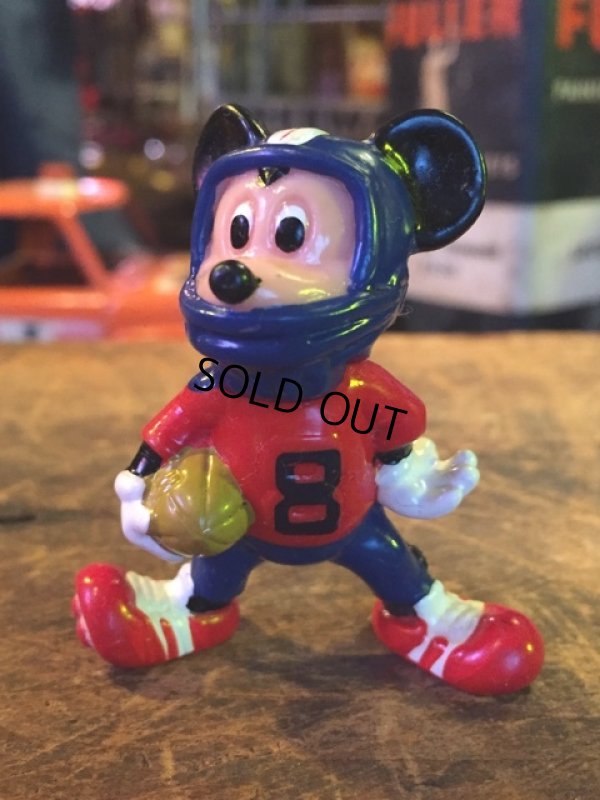 画像1: Vintage Disney Mickey Mouse Pvc A,erican Football (MA643)