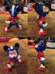 画像2: Vintage Disney Mickey Mouse Pvc A,erican Football (MA643) (2)