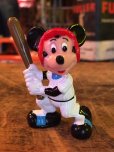画像1: Vintage Disney Mickey Mouse Pvc Batter (MA639) (1)