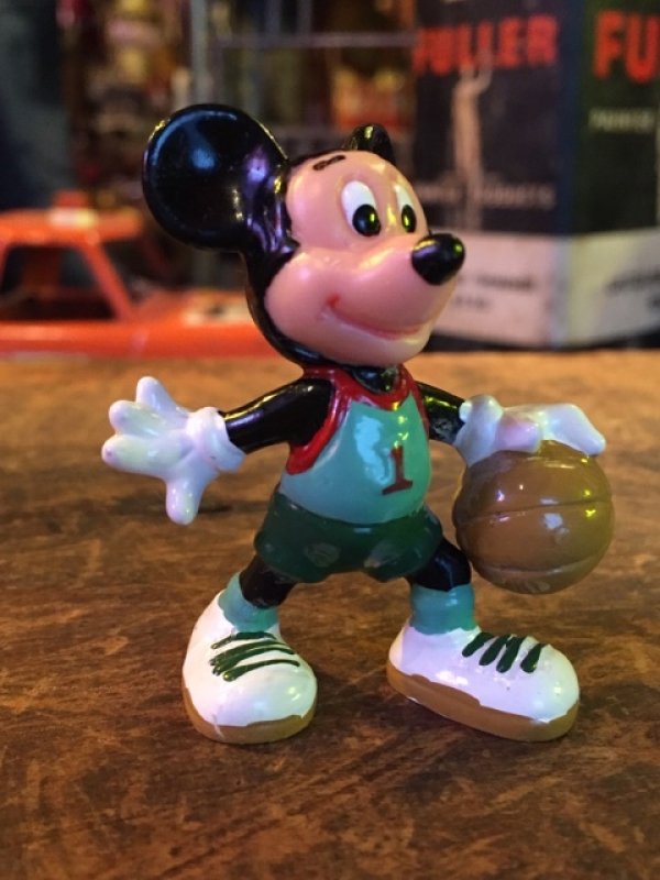 画像1: Vintage Disney Mickey Mouse Pvc Basketball (MA644)
