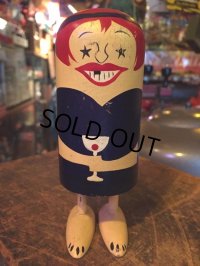 Vintage Popsies Wooden Toy Pop Up Doll Happy Birthday (MA653) 