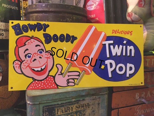 画像1: Vintage Howdy Doody Twin Pop Sign (MA655) 